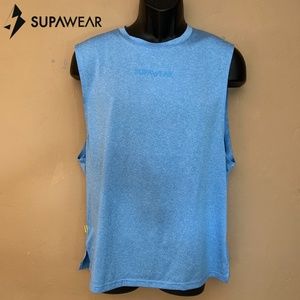 Supawear Sleeveless T Shirt Large NWOT store display 100% polyester